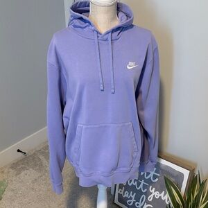 Nike Pullover Hooded Sweatshirt - Purple